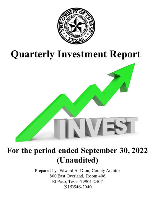 Cover Investment Quarterly Report 01-2022