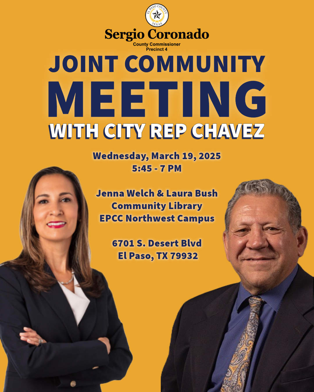 Joint Meeting with City Rep Chavez